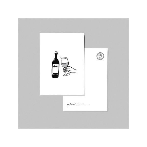 시그니처 엽서_와인