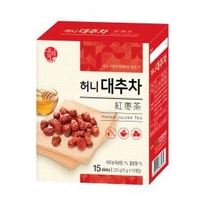 송원 우리차 허니 대추차 15T 건과 곡물 전통차 한방차