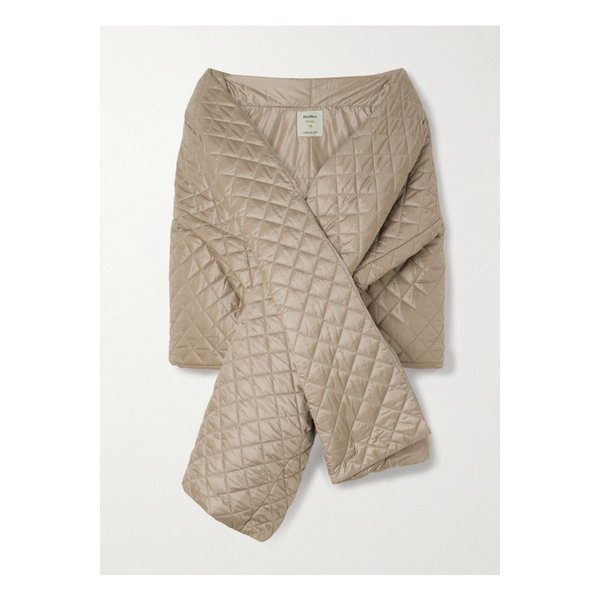 더 큐브 수산나 퀼팅 셸 스카프 베이지 46376663162862427