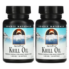 소스내츄럴 남극 크릴 오일 Krill Oil 1000mg 30소프트겔 2개