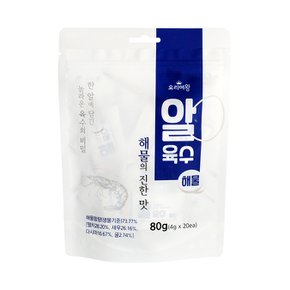 요리여왕 알육수 해물 80g (동전육수)