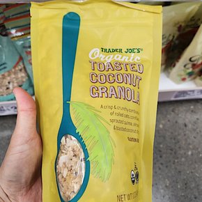 트레이더조 토스티드 코코넛 그래놀라 Trader Joes Toasted Coconut Granola 340g 2개