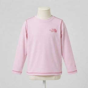 노스페이스 키즈 키즈 서프 긴팔 티 CANDY_PINK NT7TS03U