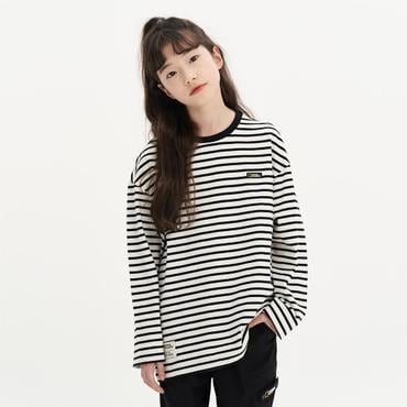 내셔널지오그래픽키즈 K221UTS030 스트라이프 긴팔티
