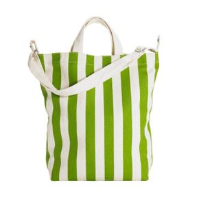 /원더스토어 [바쿠백] 덕백 캔버스 토트백 Green Awning Stripe