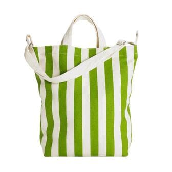 아트박스 /원더스토어 [바쿠백] 덕백 캔버스 토트백 Green Awning Stripe