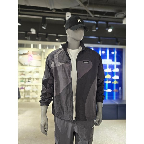 [파주점] 톤온톤 컬러 블럭 바람막이 자켓(FS2JKG2134X-BLK)