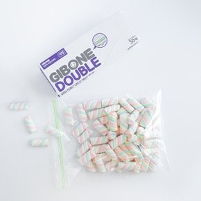 이중지퍼백 대형 50매 1팩