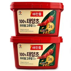 코스트코 해찬들 우리쌀로 만든 태양초 고추장 1.8kg x 2개[32617371]