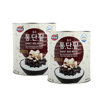  동서 리치스 통단팥 3kg 2개세트