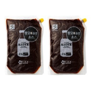 아워홈 행복한맛남 불닭볶음용소스 2kg x 2개