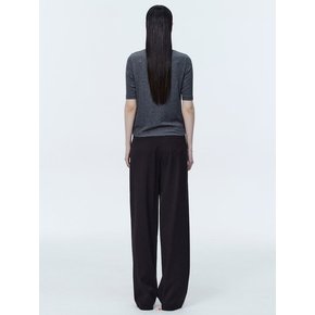 에센셜 터틀넥 반소매 티셔츠  그레이 (KE6840M013)