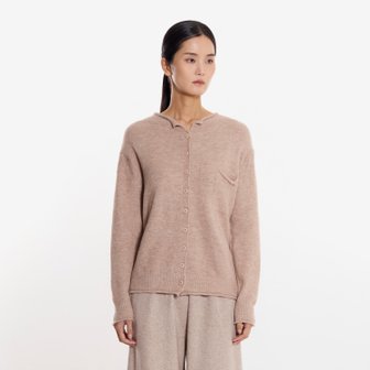 신세계라이브쇼핑 [플리츠미] 플레인 컷 오프 카라 가디건_EKCDW125001