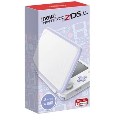  New 닌텐도 2DS LL [화이트×라벤더]