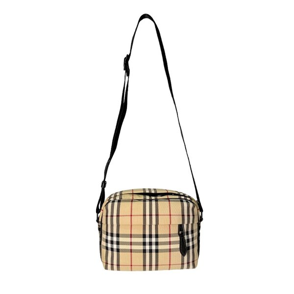 PADDY체크 지퍼 크로스백 80841111 아카이브베이지