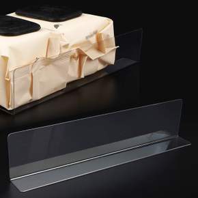 L형 투명 제품 분리 칸막이 3P 28x6cm 진열대 선반