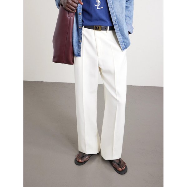 San Maine 로고 프린트 가죽 샌들 46376663163025100