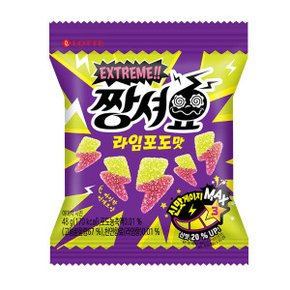 롯데 젤리셔스 짱셔요 라임포도맛 48g