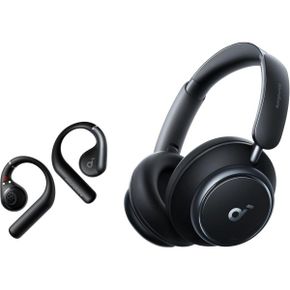 미국 사운드코어 헤드셋 Soundcore by Anker AeroFit Open-Ear Headphones with Space Q45 Noise