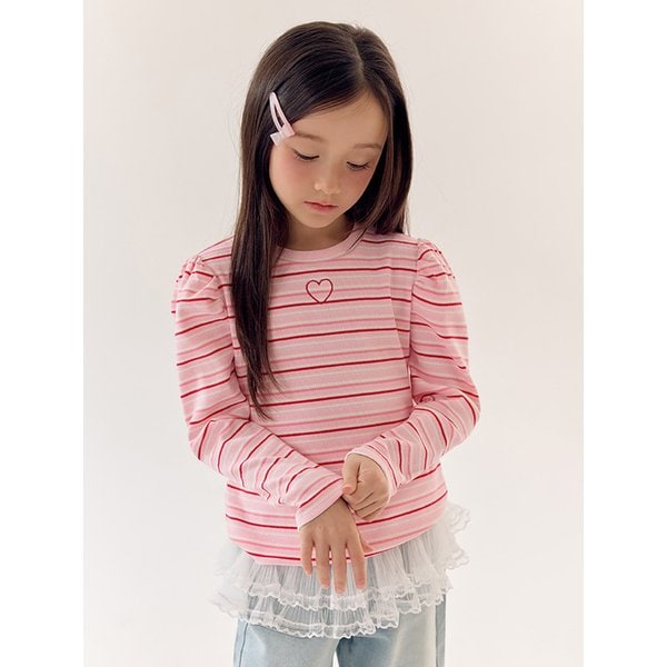 하트 골지 셔링티