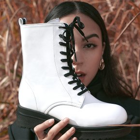 Vianca Lace-Up Boots_B1515_WH [펜트하우스 한지현 배우 +소녀시대 써니 착화]