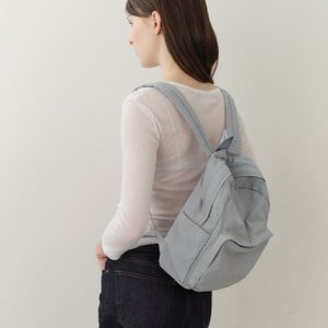 로서울 Mini root nylon backpack Misty blue