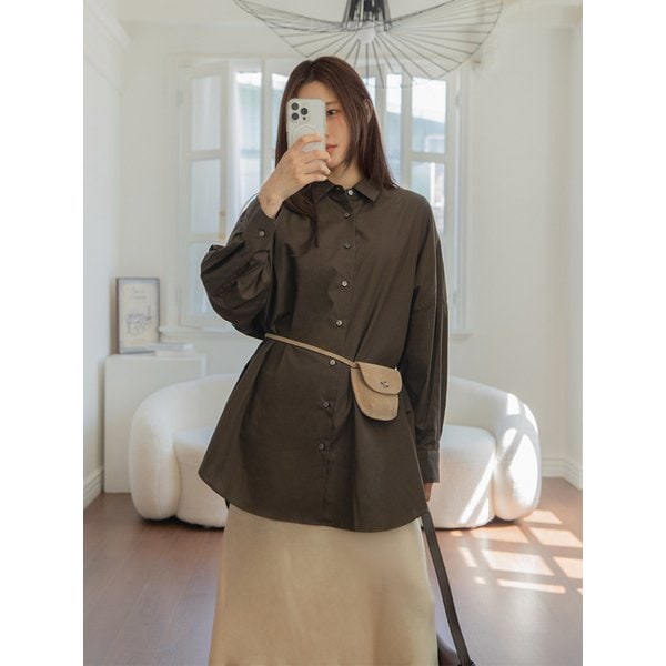 와이드 튜닉 셔츠 MZ25A3FRH0388