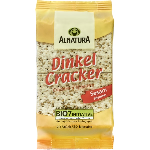 알나투라 Alnatura 스낵 크래커 참깨 딩켈 친자연 비건 100g