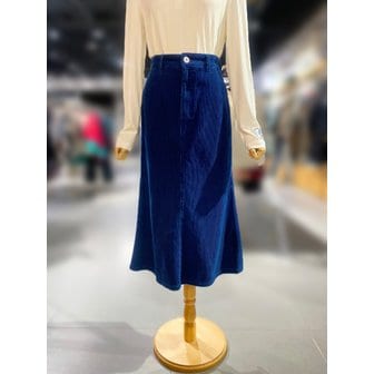 베네통 [여주점] 코듀로이 머메이드 스커트 (BASK91511)