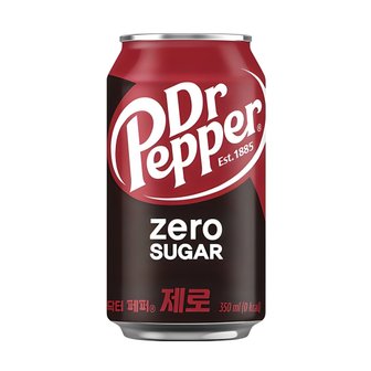  닥터페퍼 제로 350ml x 48캔 / 0kcal 탄산음료 캔음료 제로칼로리