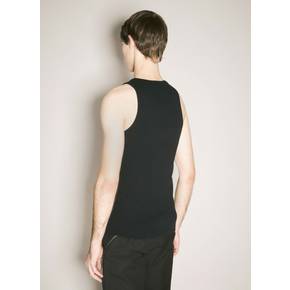 [해외배송] 24 F/W 지엠비에이치 로고 탱크 탑 V1 NASSER ORGANIC COTTON RIB BLACK B0111445933