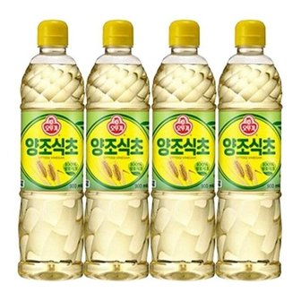  [오뚜기] 오뚜기 양조식초 900ml 4개