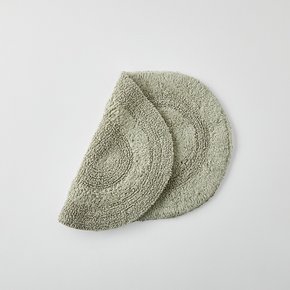 NEW 포레스트 오벌 면매트 GREEN