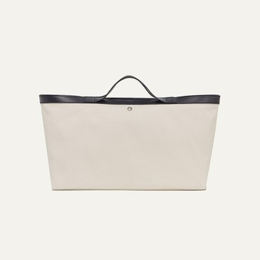 킨더살몬 Posell Canvas Tote Bag Ecru
