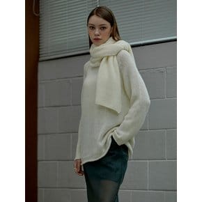 Half Stitch Knit Muffler_3color