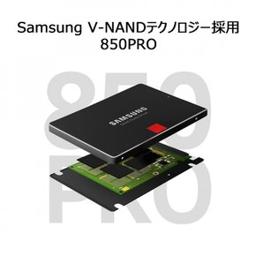 Samsung SSD 2TB 850 PRO 기본 키트 V-NAND 탑재 2.5인치 내장형 MZ-7KE2T0BIT