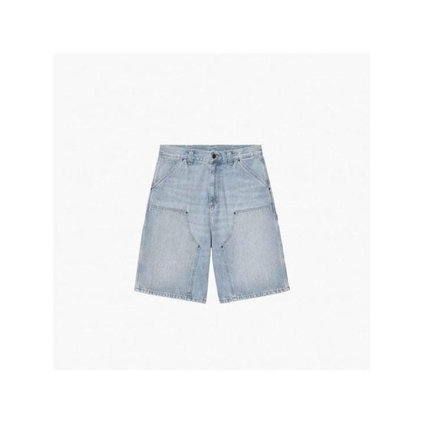 26SS 칼하트 WIP OG 더블 니 쇼츠 I036590 01WU BLUE DOM