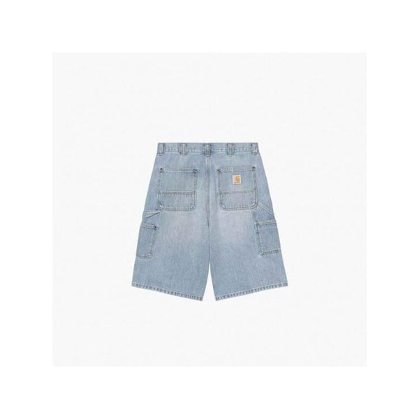26SS 칼하트 WIP OG 더블 니 쇼츠 I036590 01WU BLUE DOM