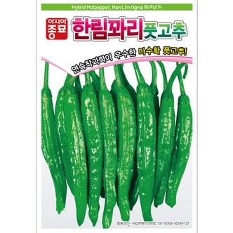 아시아종묘 고추씨앗종자 한림꽈리풋고추(30립)