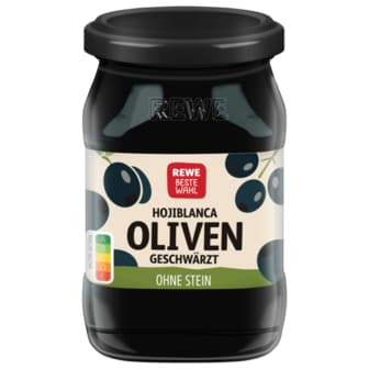  레베 REWE Beste Wahl 베스트발 씨없는 블랙 올리브 135g (병)