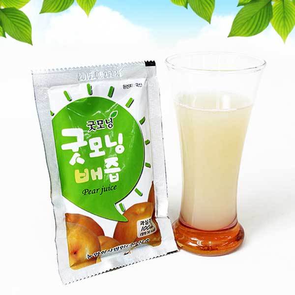 굿모닝 껍질째 갈아만든 과일즙(배즙) 100ml*30팩