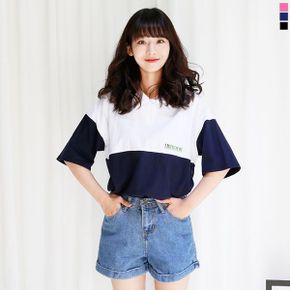 리버 카라 반팔 티셔츠_P060614843