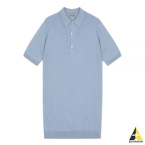 JOHN SMEDLEY 24 Adrian - Mirage Blue (ADRIAN 폴로 니트)