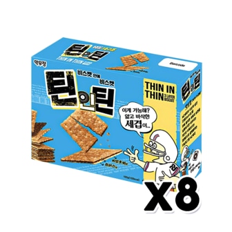  막무정 틴인틴비스켓 간식스낵 89g x 8개