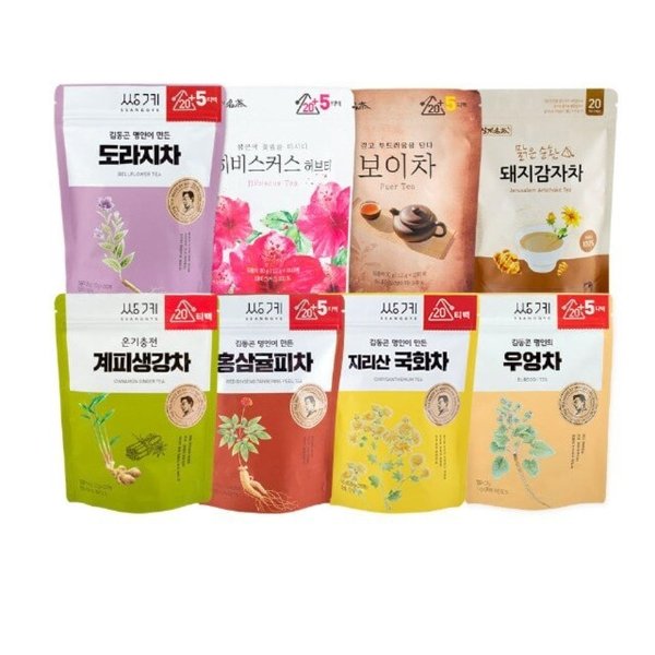 삼각티백 파우치 택1