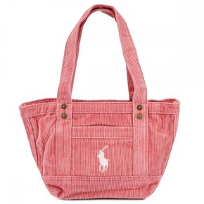 2AR098 CORDUROY MINI TOTE AGF TICKLED PINKWhite [] [폴로랄프로렌] 토트 백 레이디스