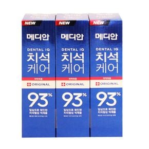 메디안 치석케어 치약 120g 3개입