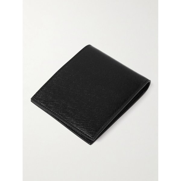 로고 장식 업사이클드 크로스그레인 가죽 반지갑 1647597320698916