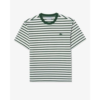 라코스테 (남성)컬러크록 헤비저지 티셔츠 TH215E-55G 132(그린)