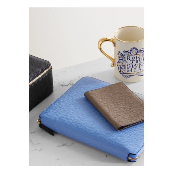 스마이슨 파나마 텍스처 가죽 여권 홀더 베이지 46376663162874290